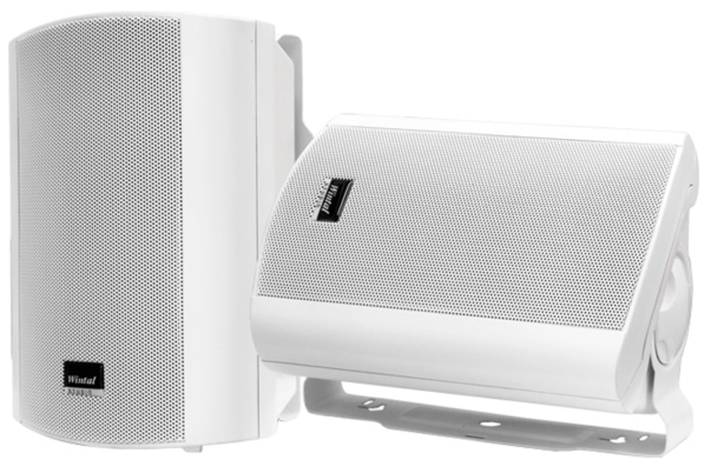 Wintal Studio6W 6&quot; Outdoor Indoor Speakers Speaker Universal Bracket - White