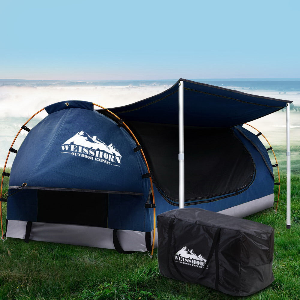 Weisshorn Double Camping Swag Dark Blue 4CM