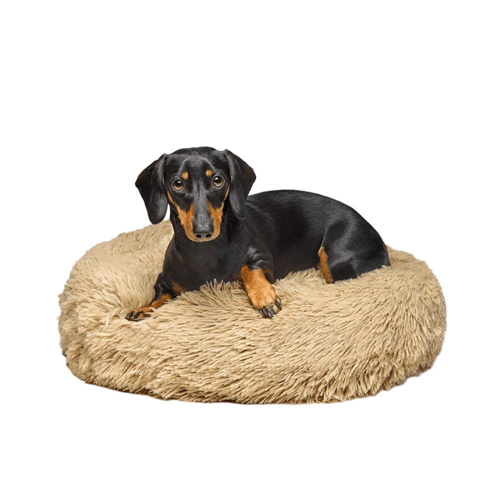 Calming Dog Bed by Fur King &quot;Aussie&quot; 60 CM - Small Brindle