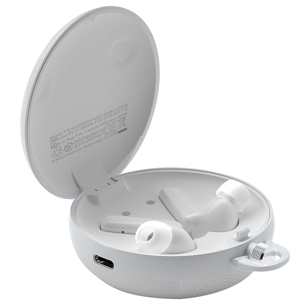 PaMu Quiet Bluetooth ANC Earphones - White