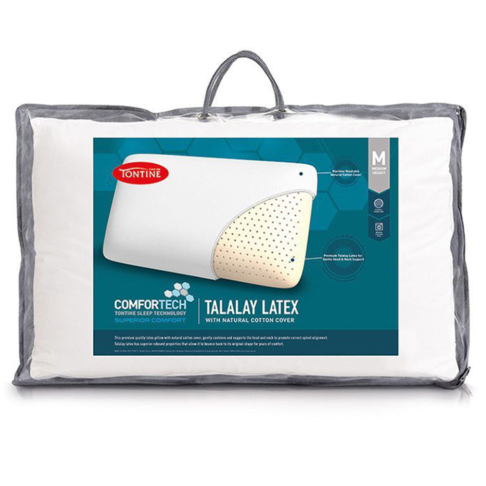 Tontine Comfortech Talalay Latex Pillow Medium Height