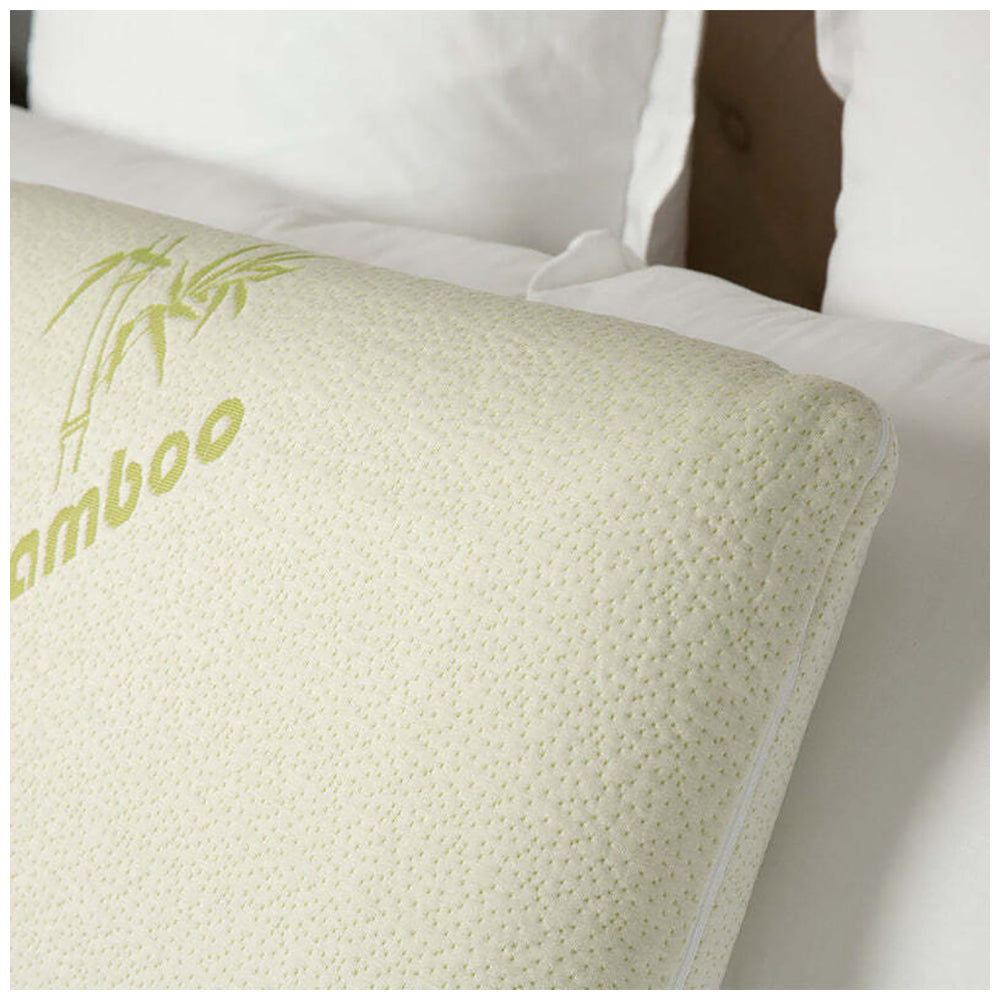 Tontine Comfortech Bamboo Cover Memory Foam Pillow Medium Height