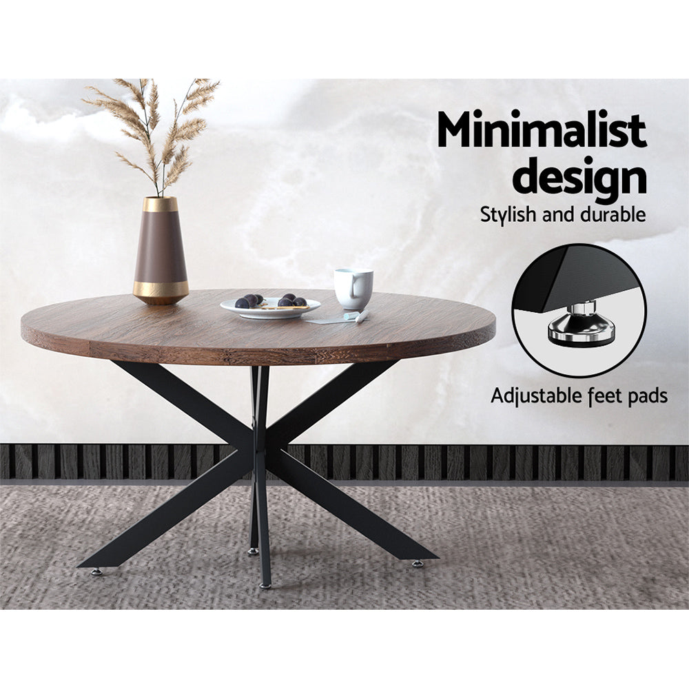 Artiss DIY Dining Table Metal Legs 120x68CM