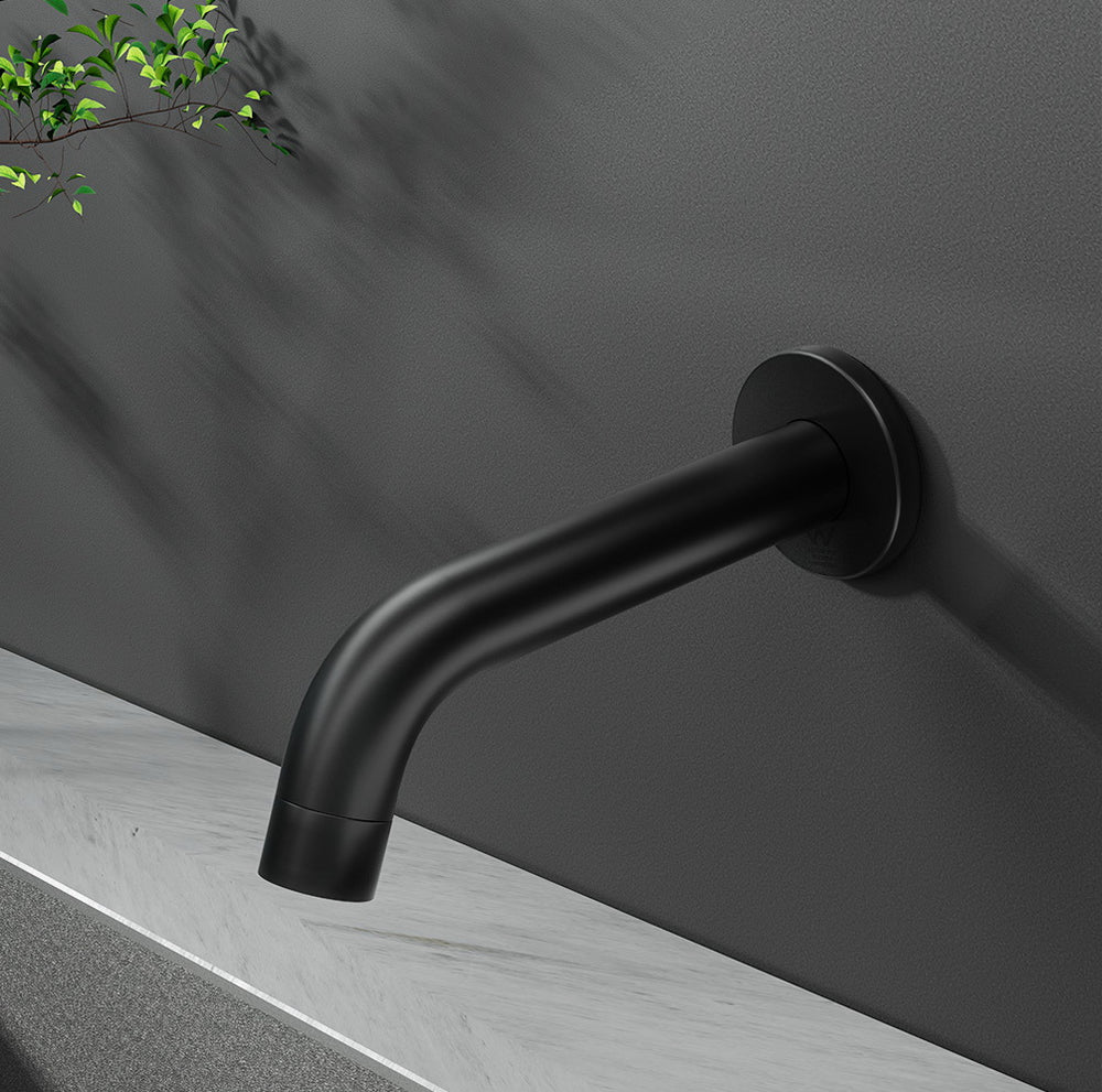 Cefito Bathroom Spout Wall Mounted Matte Black