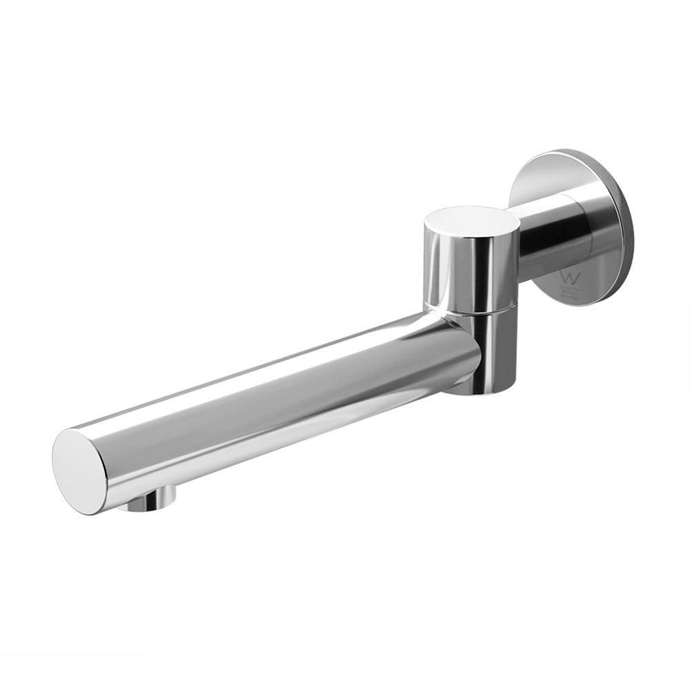 Cefito Bath Spout Wall Mounted Square Bathtub Swivel Silver