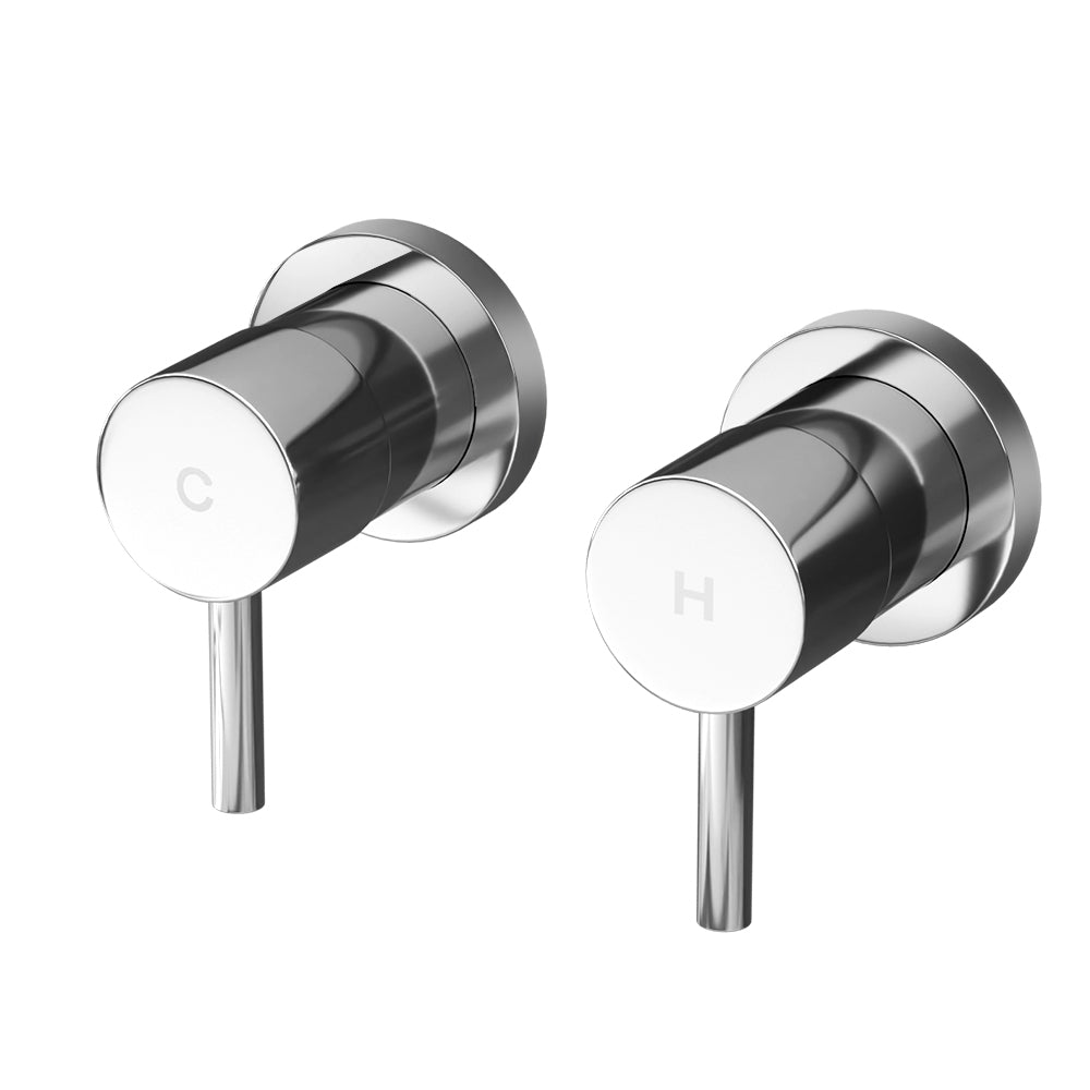 Cefito Bathroom Tap Shower Twin Tap Chrome