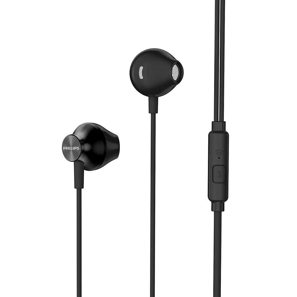 Philips In-Earbud Earphones w/ Mic - Black