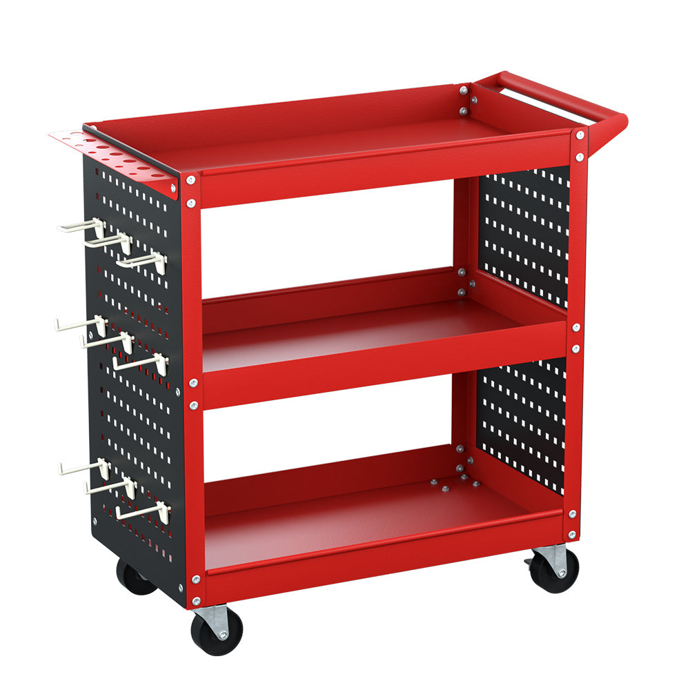 Giantz 3-Tier Tool Cart Trolley Toolbox Workshop 150kg