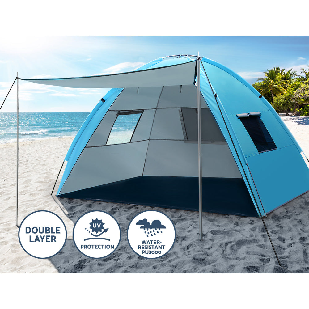 Weisshorn Camping 2-4 Person Beach Tent