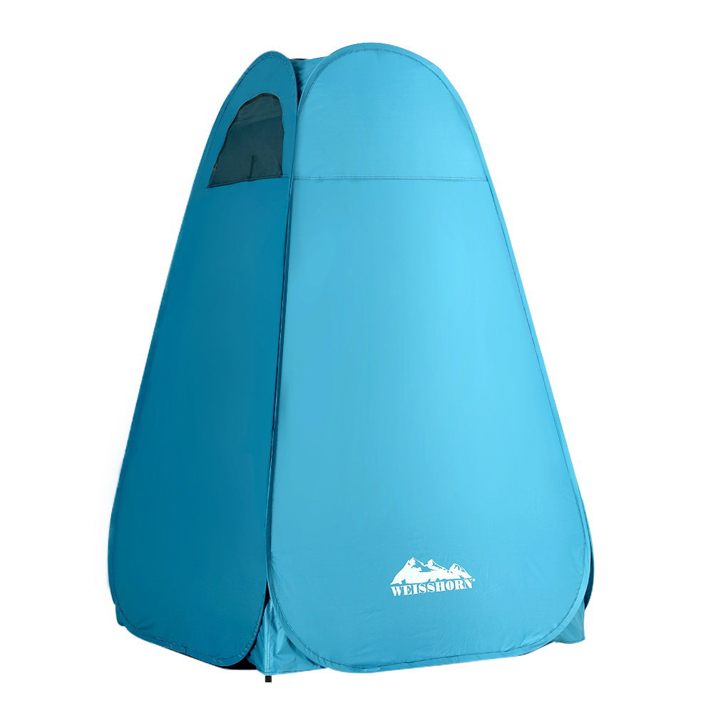 Weisshorn Pop-up Shower Tent Camping Room Blue
