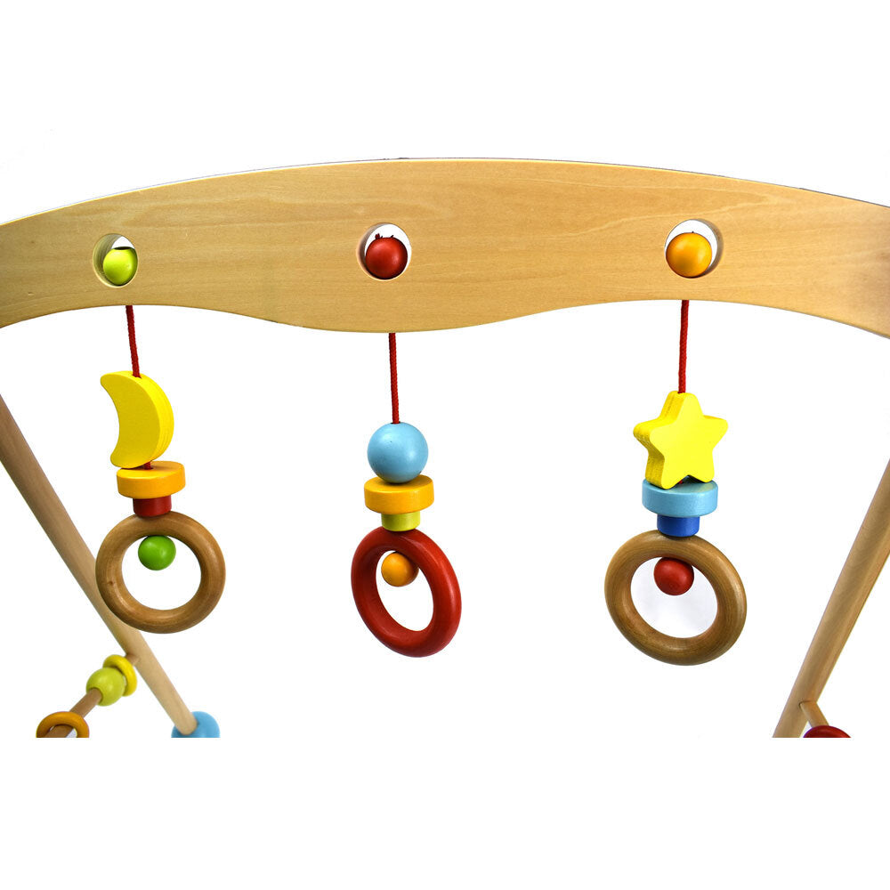 Tooky Toy Wooden Baby Gym