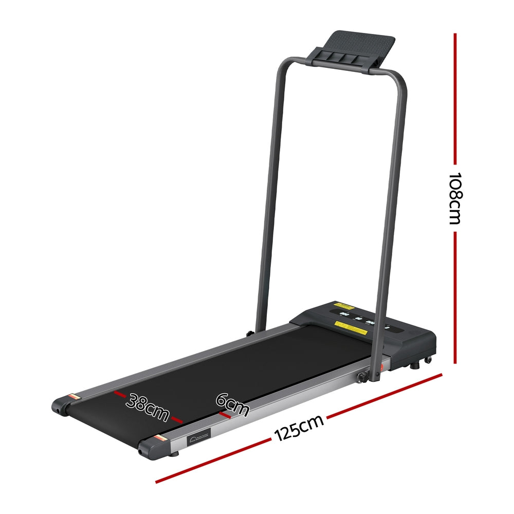 Everfit Foldable Electric Treadmill 380mm Grey