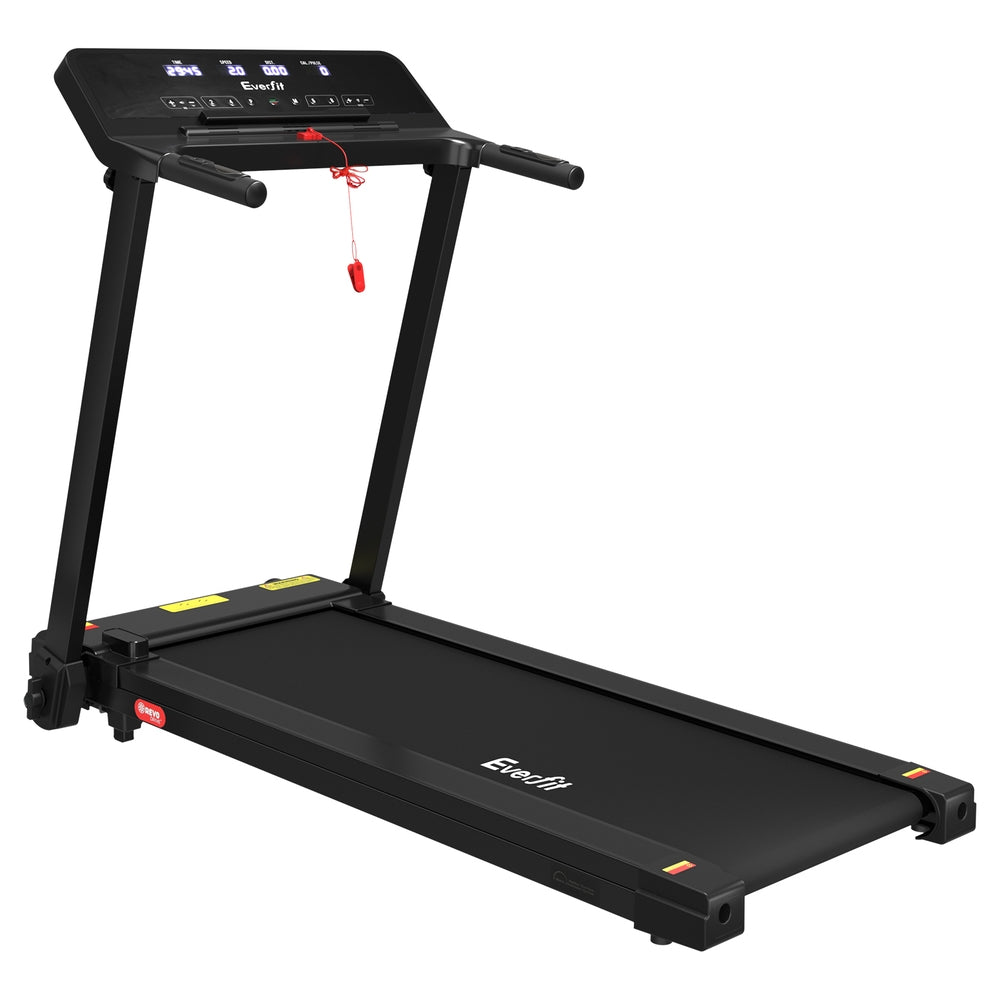 Everfit Foldable Electric Treadmill 420mm Black