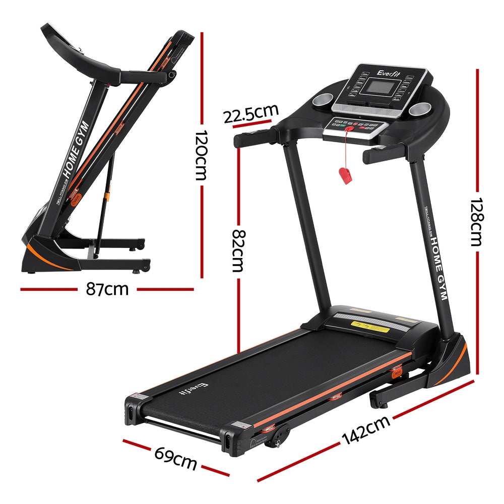 Everfit Electric Treadmill 420mm Belt 18kmh