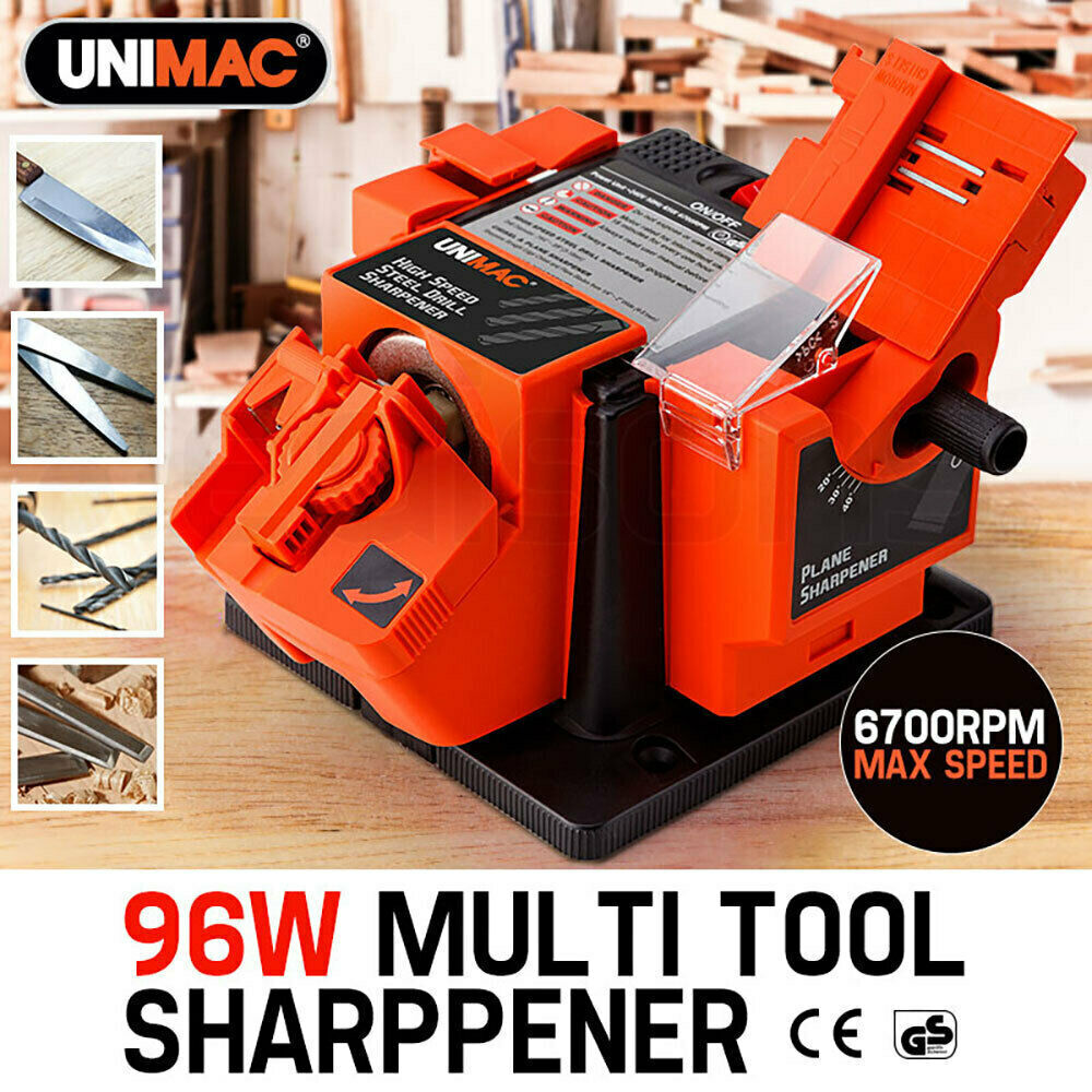 UNIMAC Electric Tool Sharpener Multi Function Drill Bit Knife Scissors Chisel