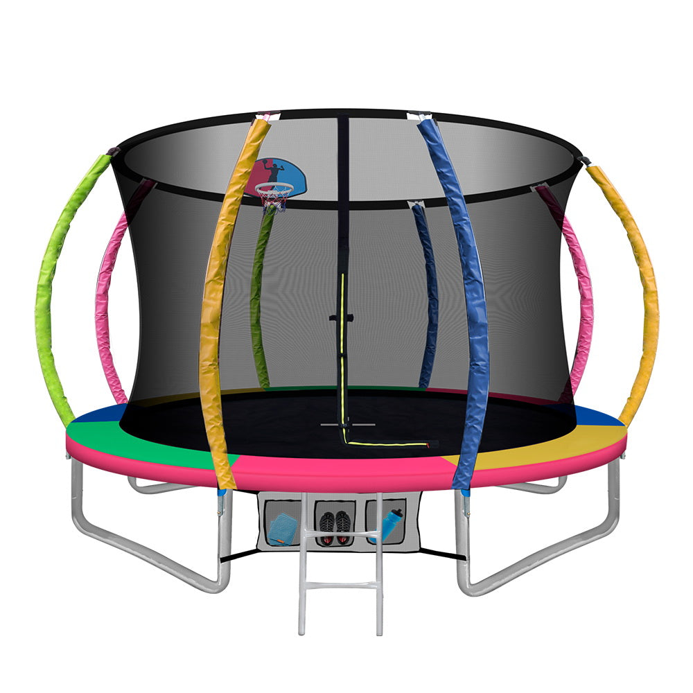 Everfit 10FT Trampoline With Basketball Set