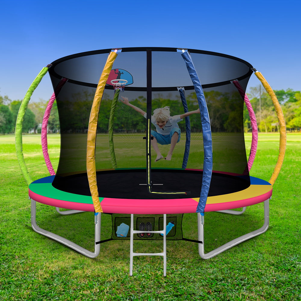 Everfit 10FT Trampoline With Basketball Set
