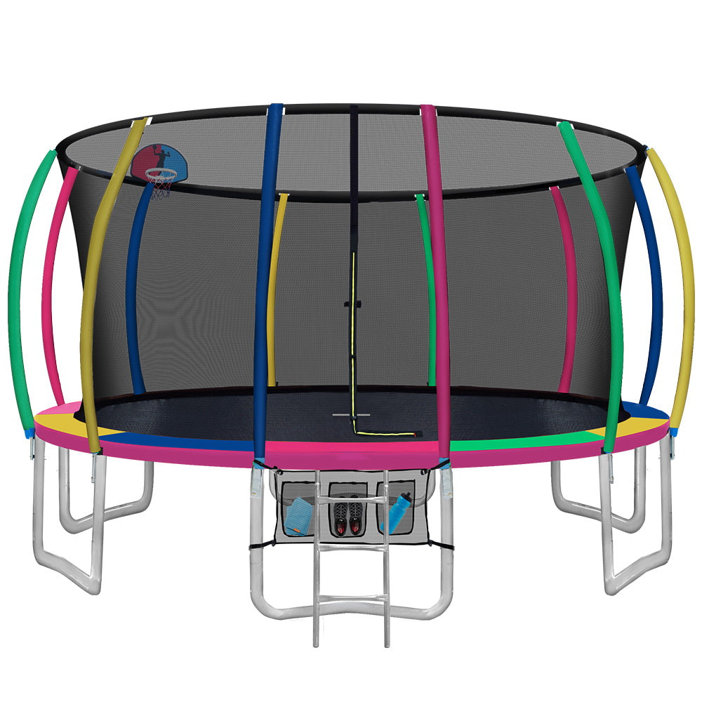 Everfit 16FT Trampoline Multi-Coloured
