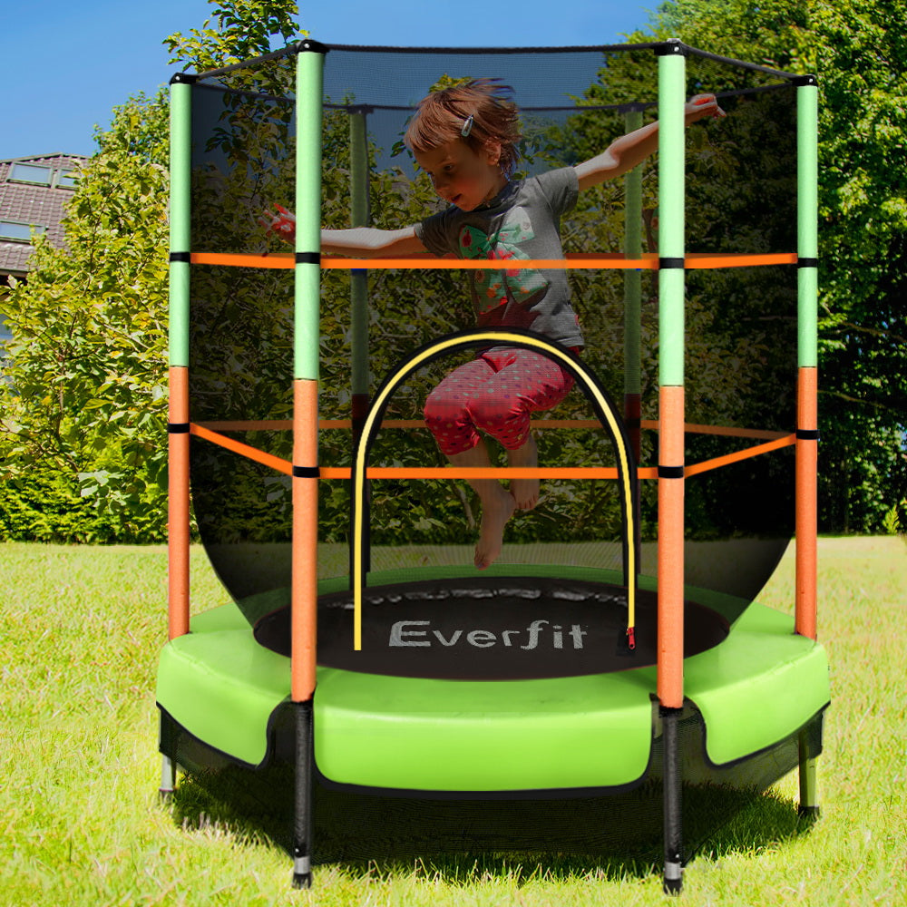 Everfit Kids Trampoline with Safety Net - 4.5ft
