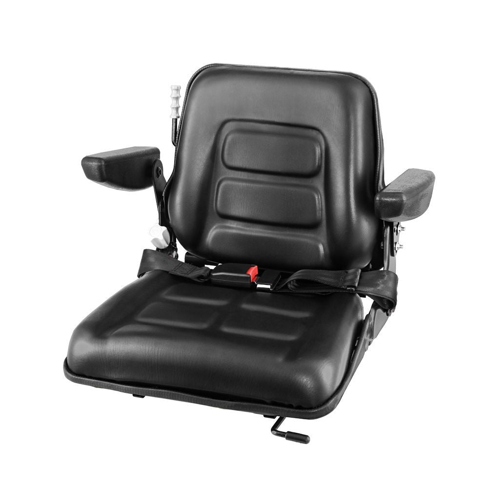 Giantz Tractor Seat Universal Suspension Backrest Truck Chair