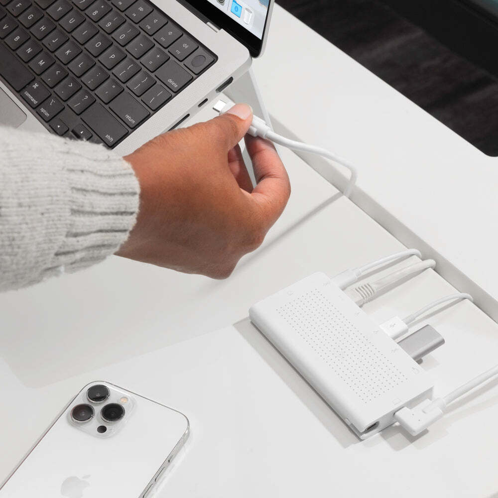 Twelve South StayGo USB-C Multiport Hub (White)