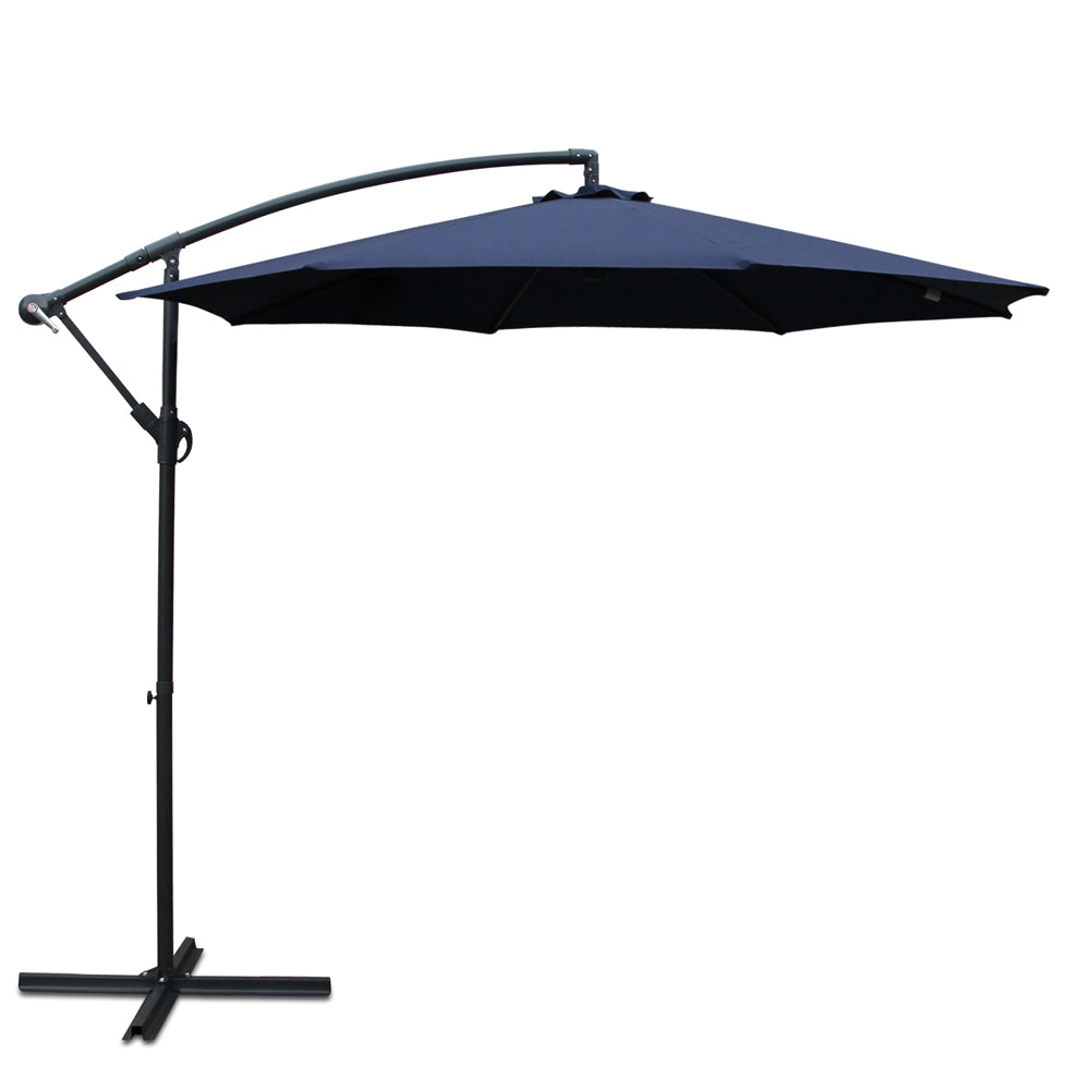 Instahut 3M Outdoor Umbrella - Navy