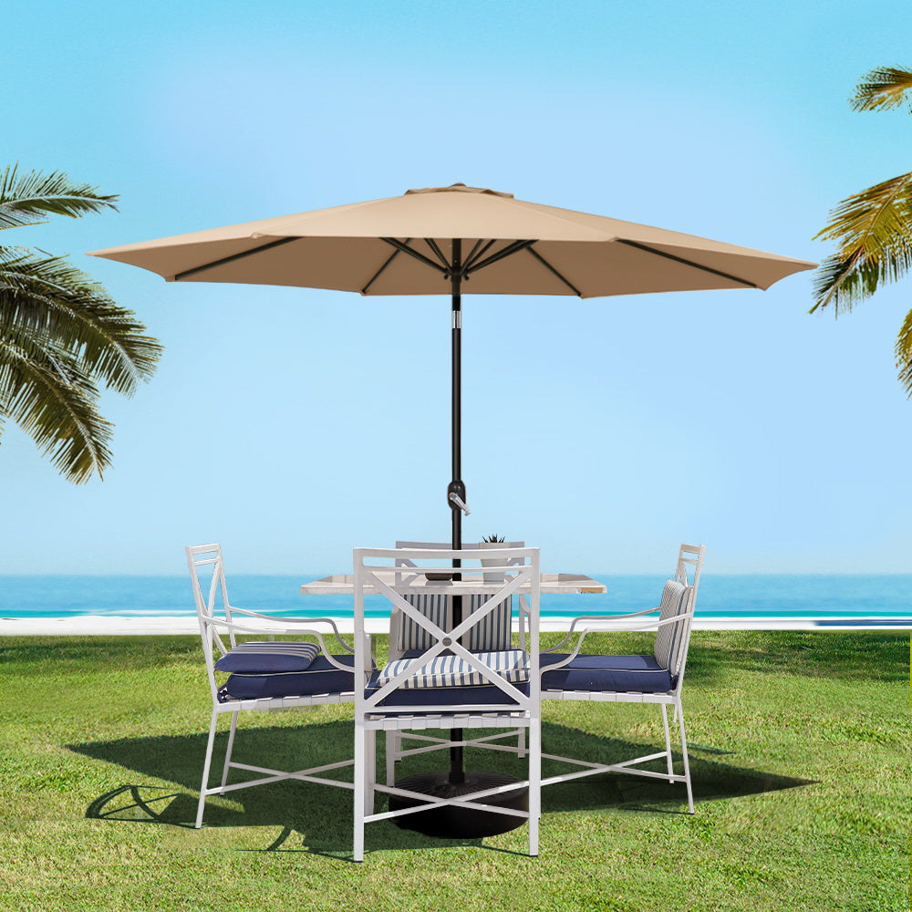 Outdoor Umbrella 2.7M Wide Cover Beige