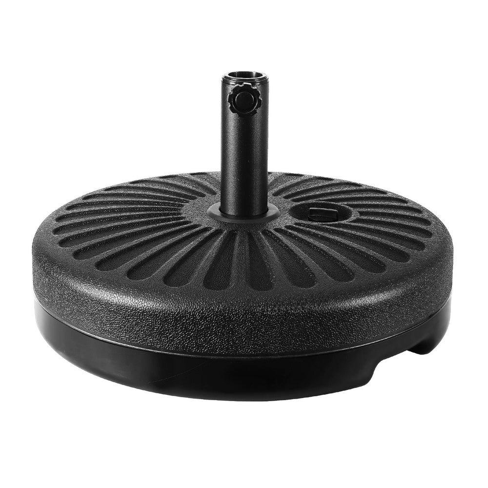 Instahut Outdoor Umbrella Pole wirh Base Charcoal