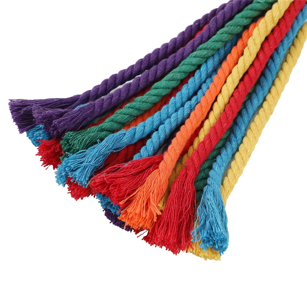 Paws And Claws Parrot Rope Tassel Toy 30X5Cm