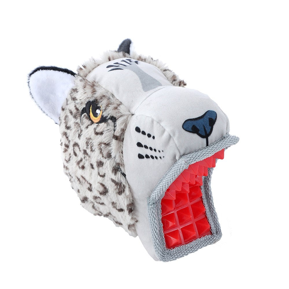 Paws &amp; Claws 18cm Pet/Dog Toy Big Biter Leopard TPR/Plush Pet Toy w/ Squeaker
