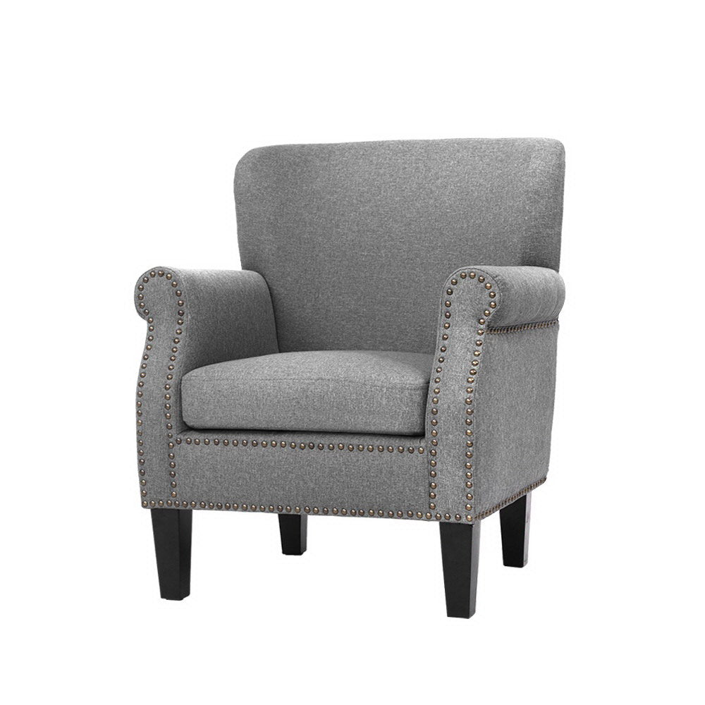 Artiss Oliver Armchair Grey