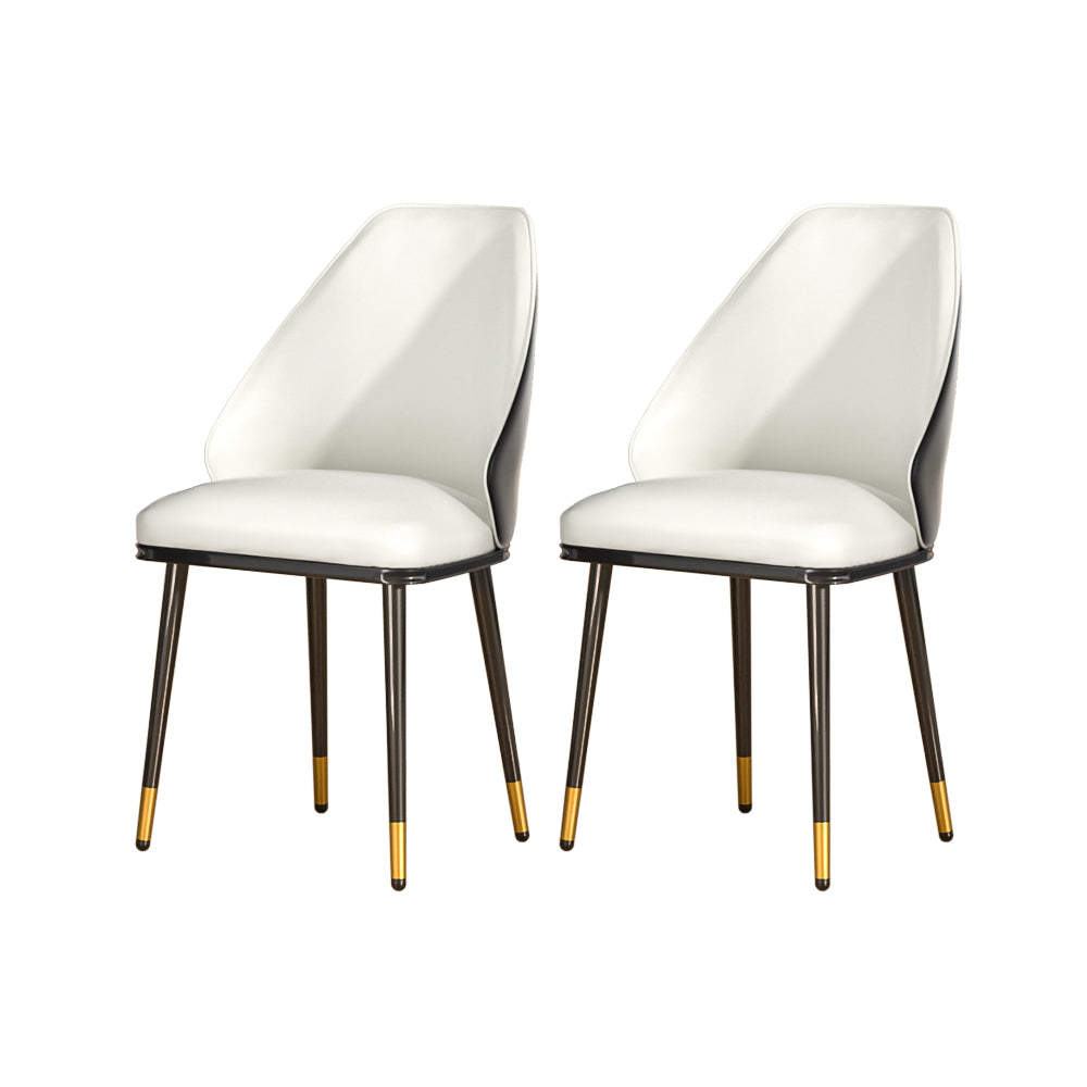 Artiss 2x PU Leather Padded Seat Dining Chairs