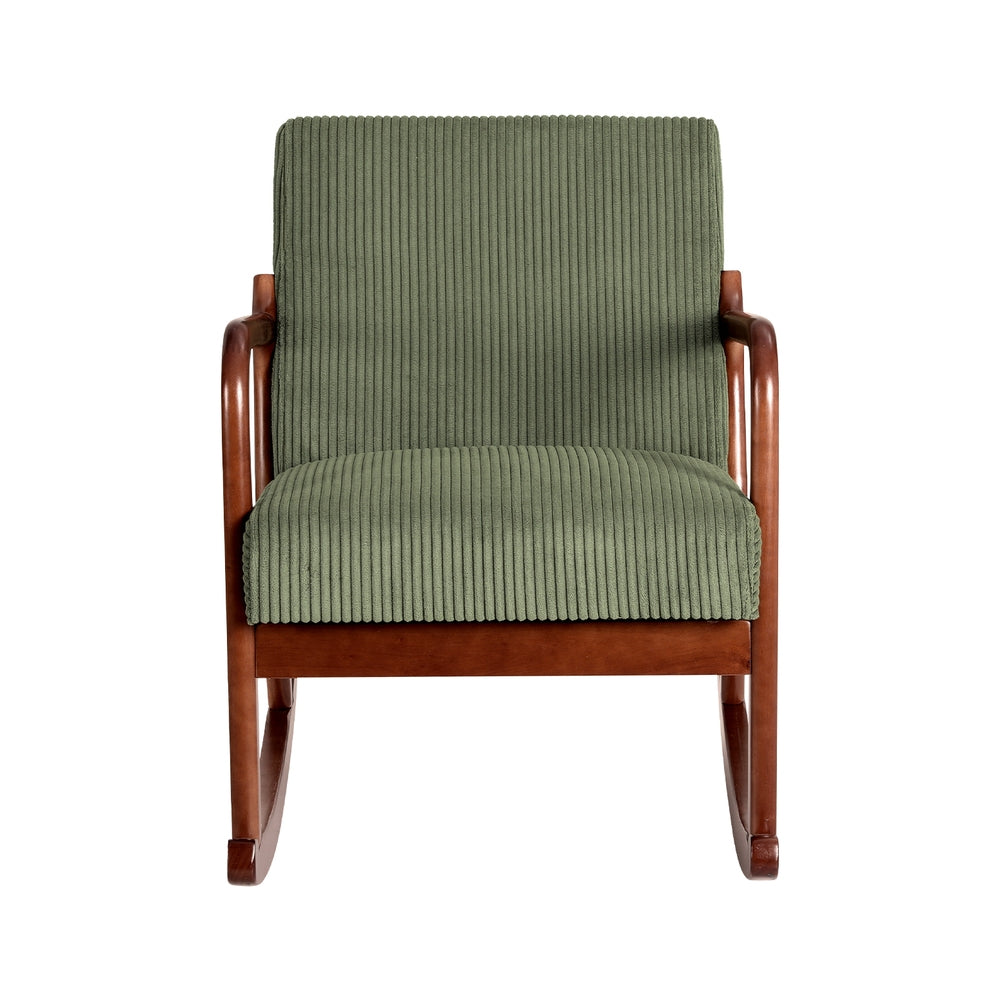 Artiss Rocking Armchair Corduroy - Green