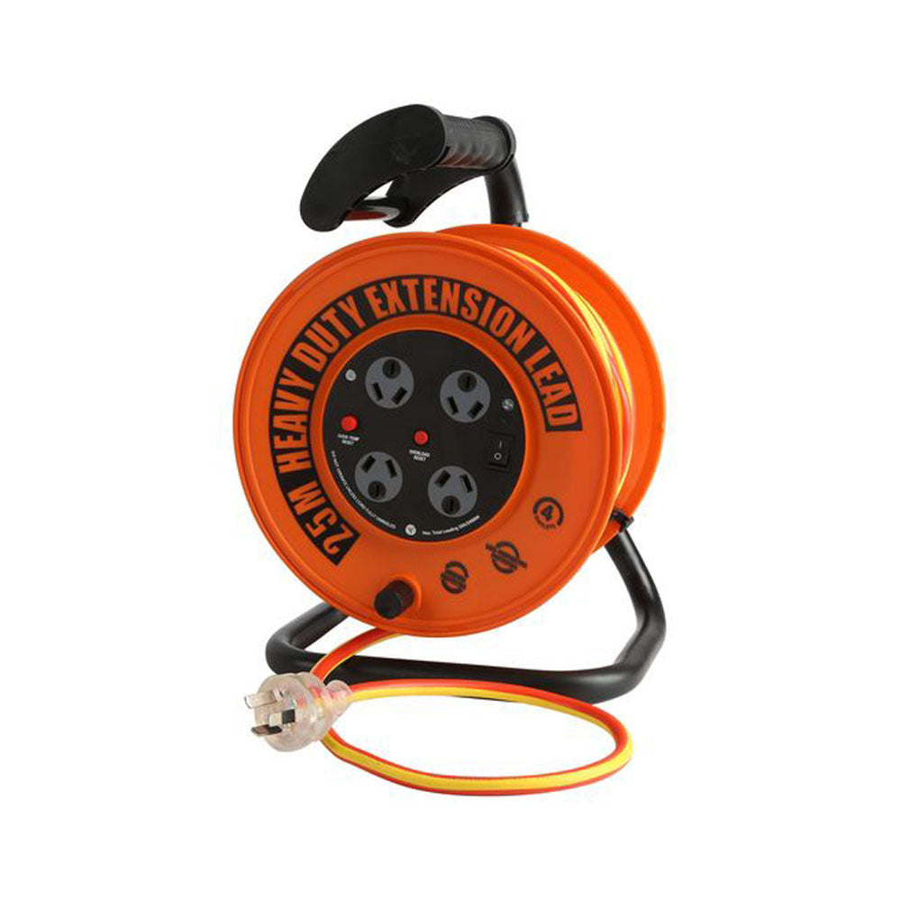 Ultracharge Extn Reel 25M Tradesman 10A Plug