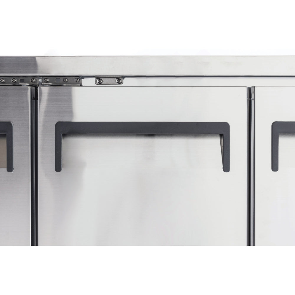 Exquisite USC260H Two Solid Doors Underbench Storage Commercial Refrigerators 314 Litre