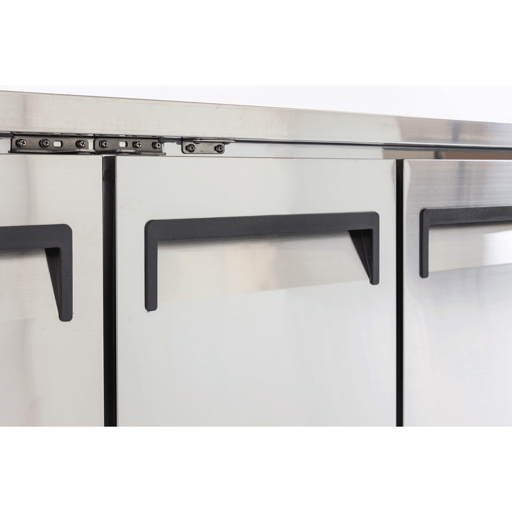 Exquisite USF400H Three Solid Doors Underbench Storage Commercial Freezers 465 Litre