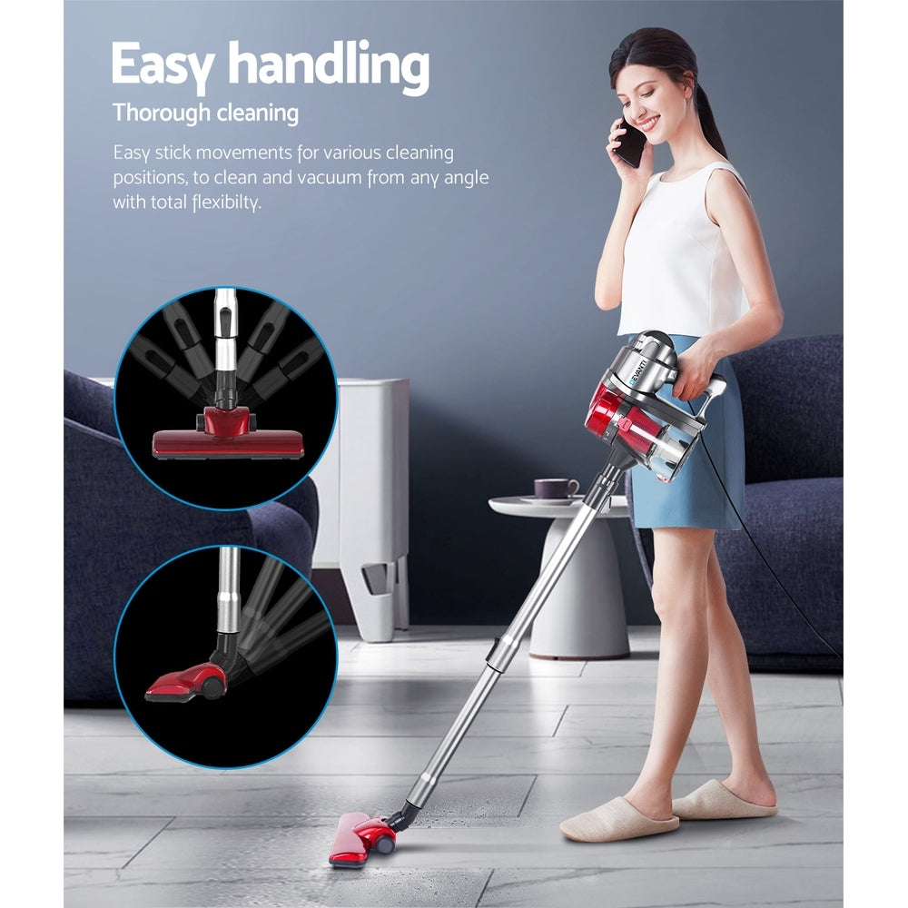 Devanti Handhelp Vacuum Cleaner Ultra Light Red