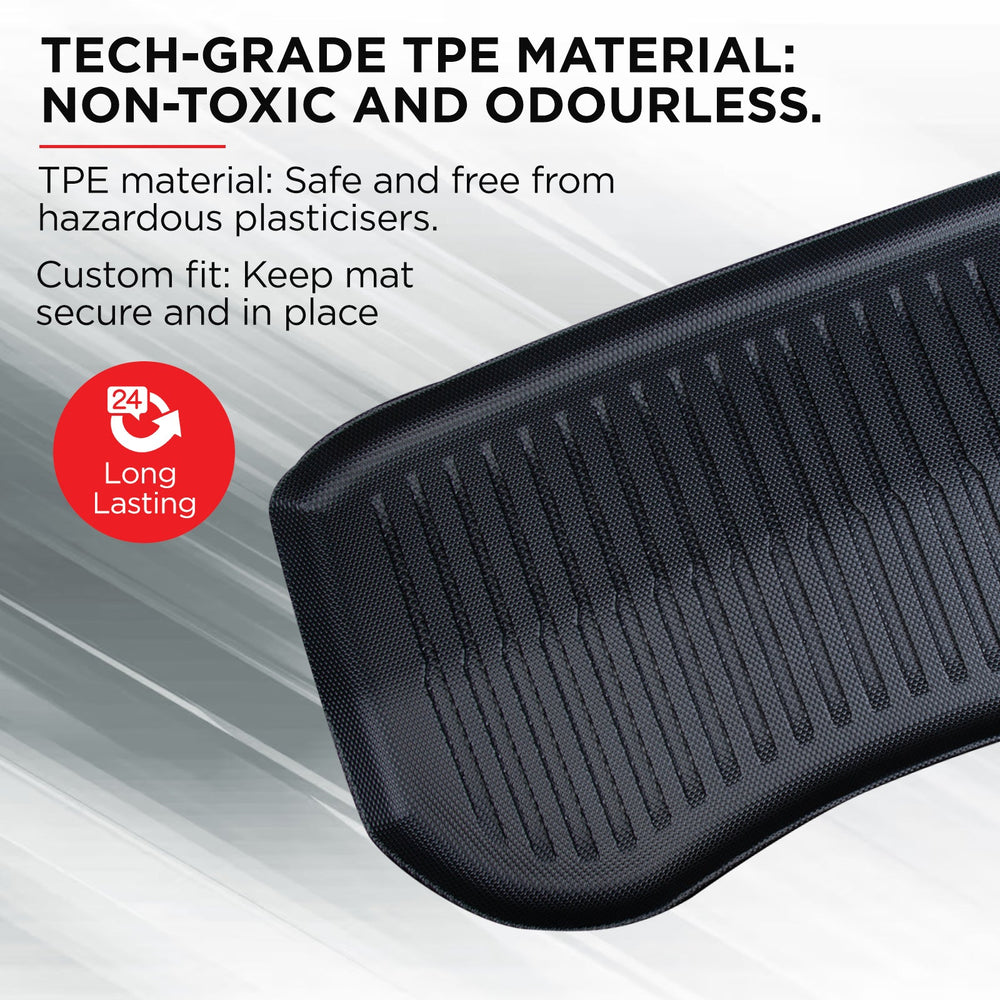 Tesla Model 3 TPE Boot Trunk Liner Mat Set - 3PCs Front Rear Toolbox Accessories
