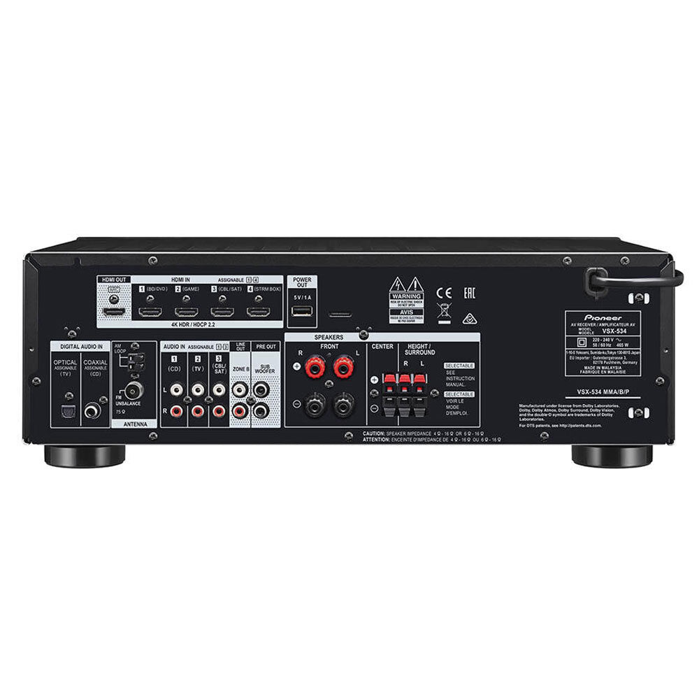 Pioneer VSX534 5.2 Bluetooth AVR