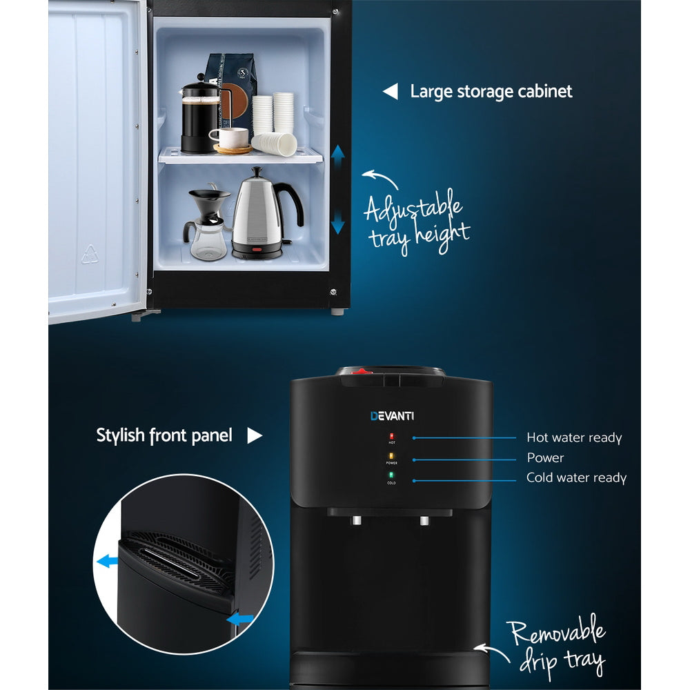 Devanti Water Cooler Dispenser Black