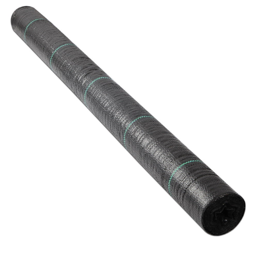 Instahut 0.915 x 50M Weed Control Mat - Black