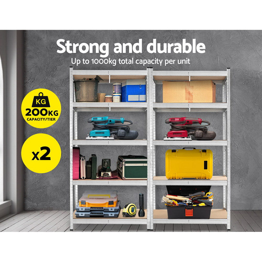 Giantz 2x1.8M Garage Shelving Rack Storage Shelves