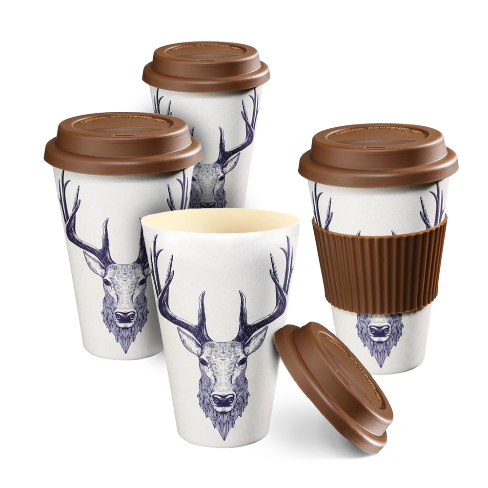 Zassenhaus Deer Coffee to go Mug 6pc Set