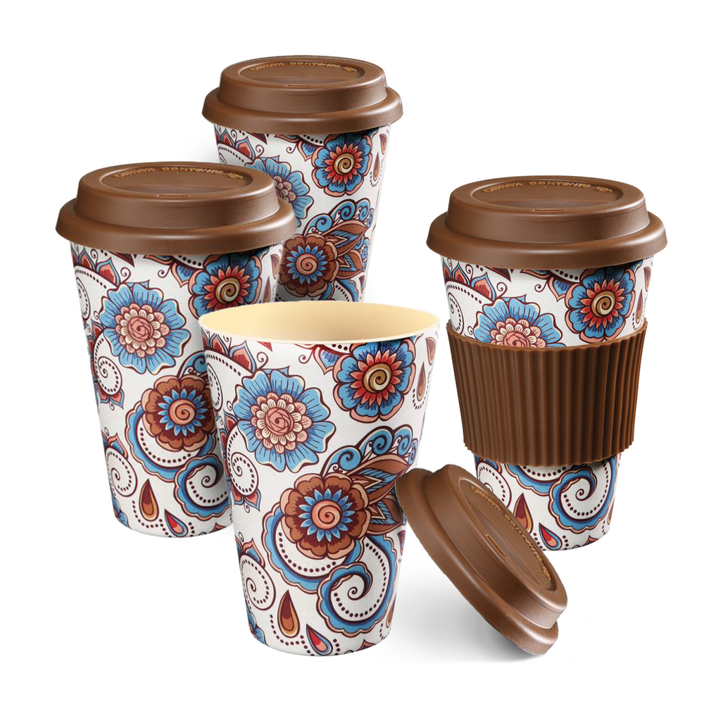 Zassenhaus Flower Coffee to go Mug 6pc Set