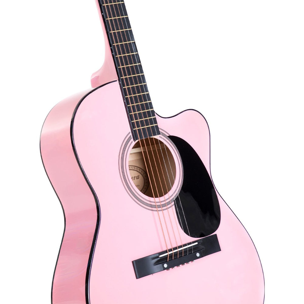 Karrera 40in Acoustic Guitar - Pink