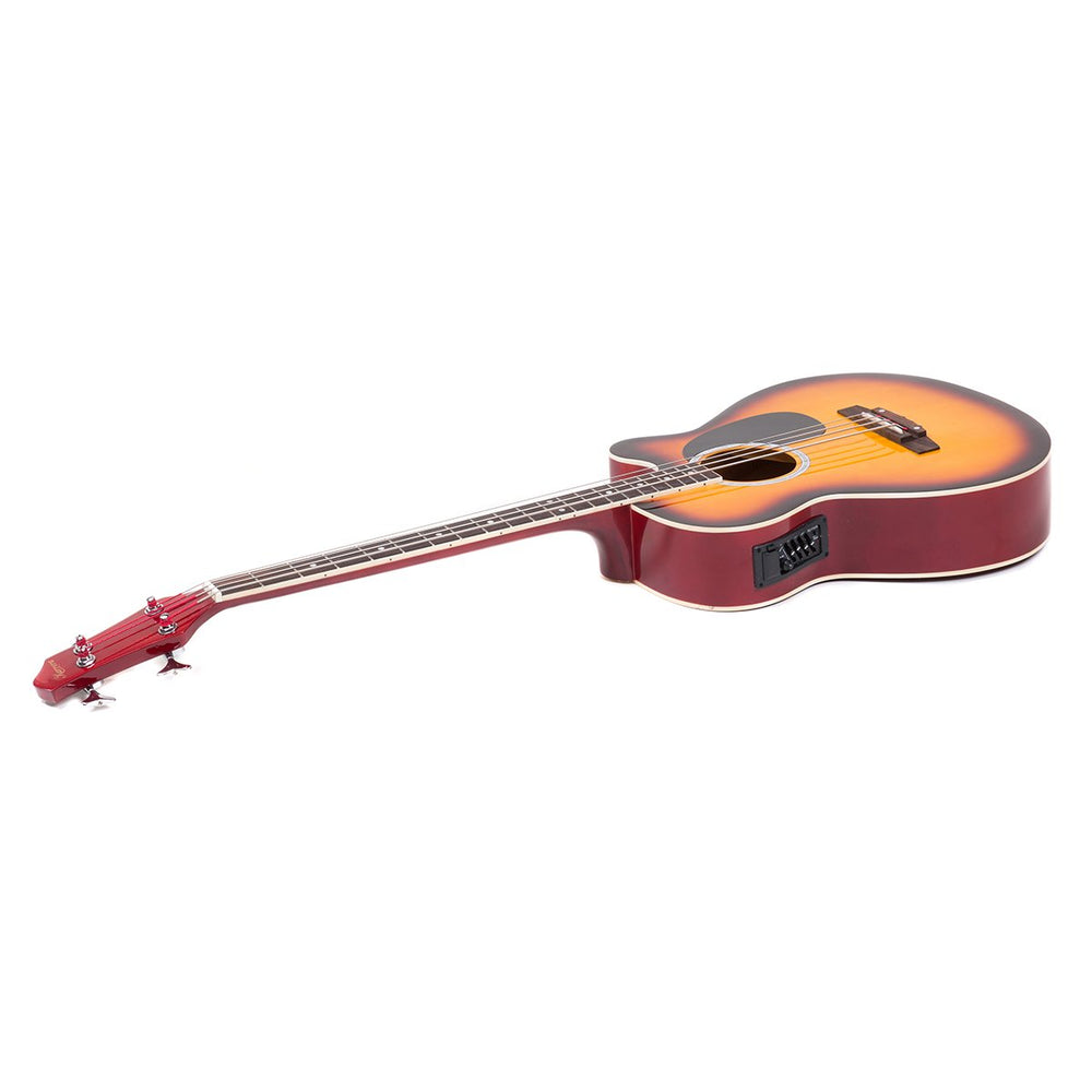 Karrera 43in Acoustic Bass Guitar - Sunburst