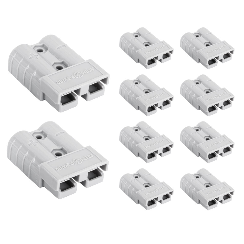 Atem Power 10 x Anderson Style Plug Connectors 50 AMP 12-24V 6AWG DC Power Tool