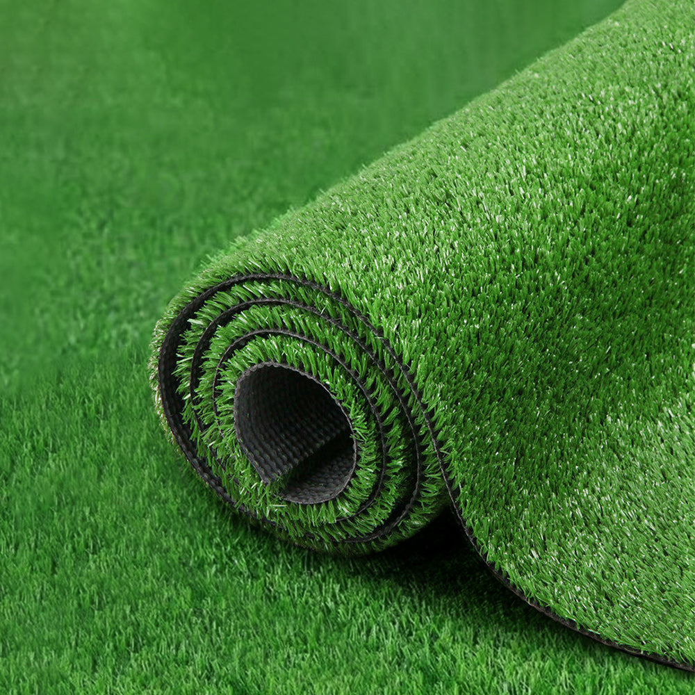 MOBI OUTDOOR Artificial Grass Synthetic Fake Turf 20SQM Plastic Olive Lawn 10mm