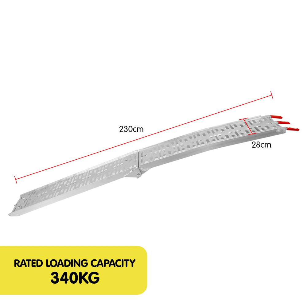 Rigg Single Heavy Duty Aluminium trailer Ramp