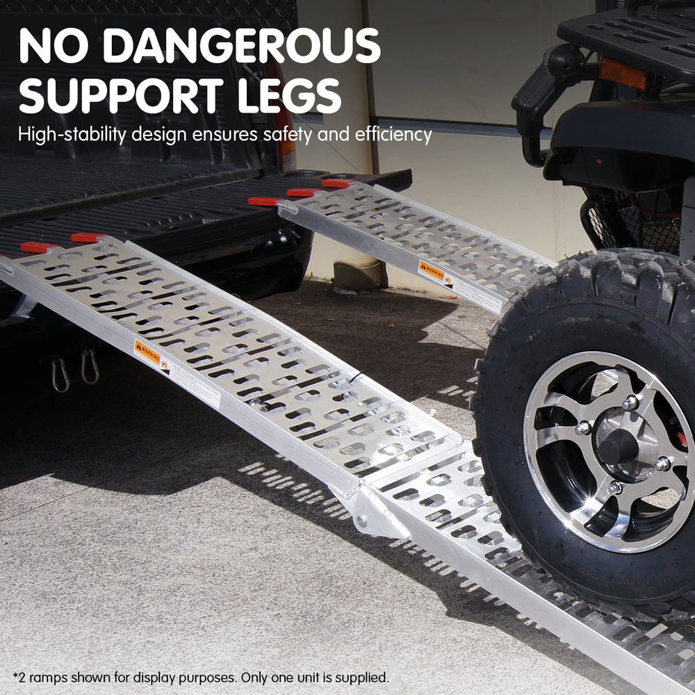 Rigg Single Heavy Duty Aluminium trailer Ramp